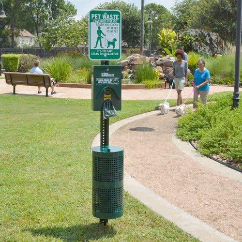 Pet Waste Station, we install pet stations